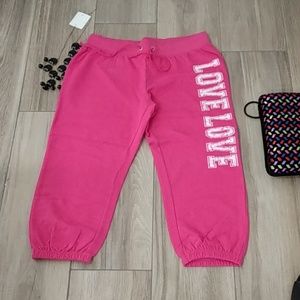 Totally Pink Capri Joggers